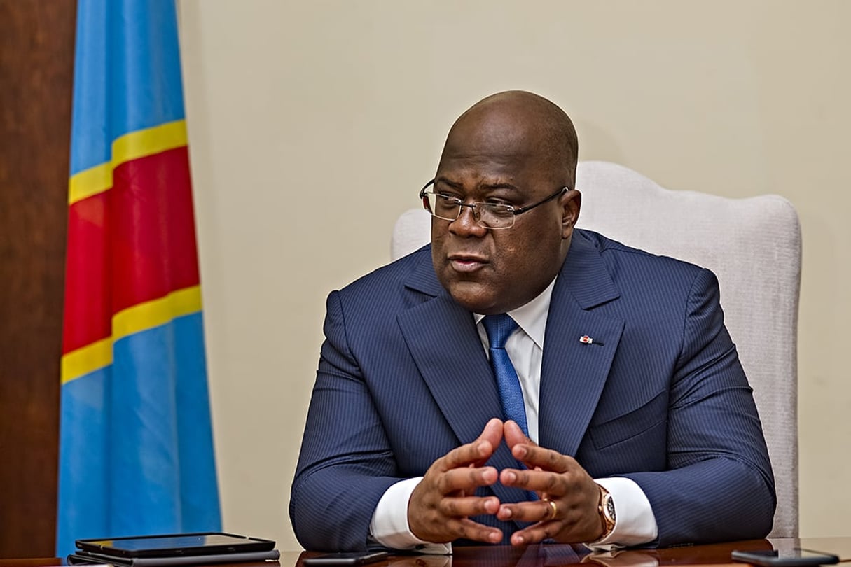 Félix Tshisekedi à Kinshasa, le 13 décembre 2019. © Robert Carrubba pour JA