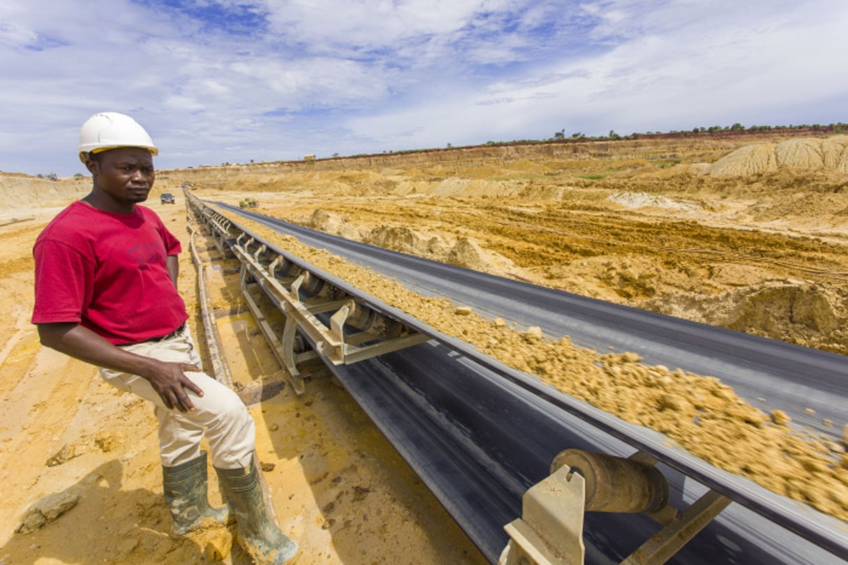 Mine de Phosphate dans le sud du Togo. © Jacques Torregano pour Jeune Afrique