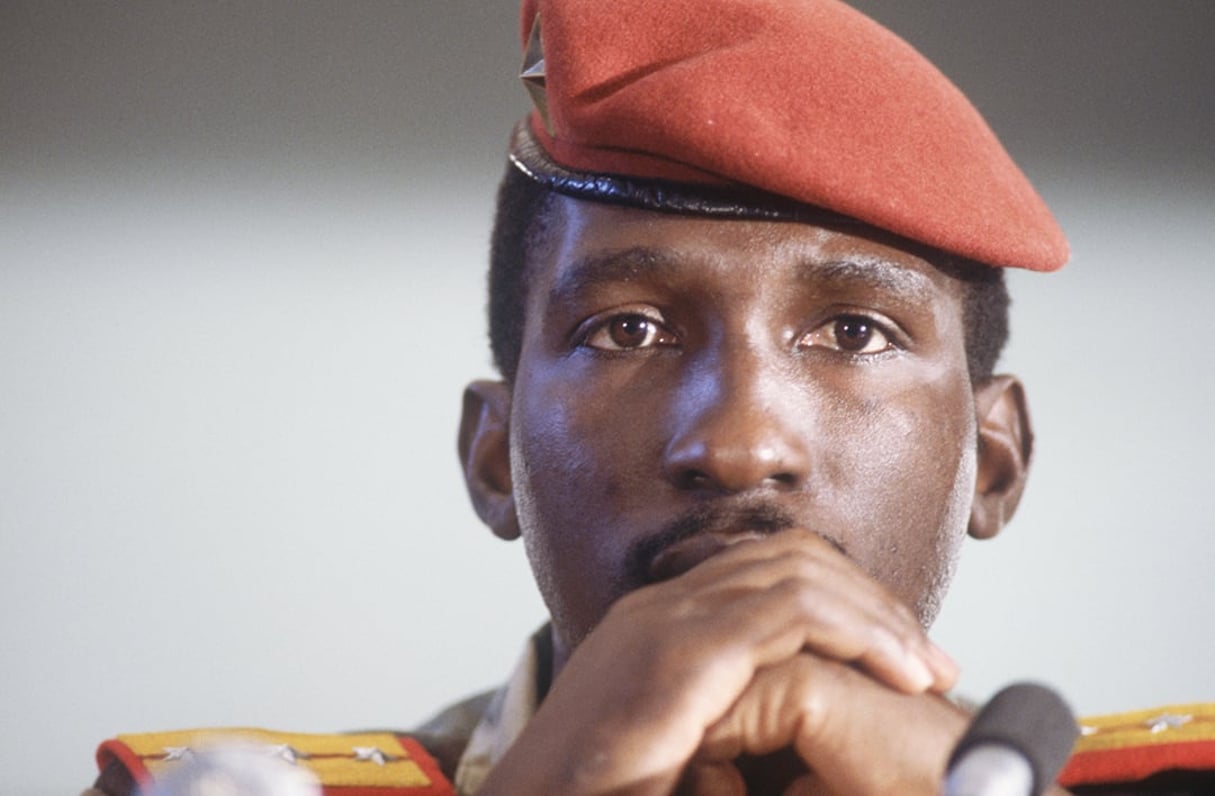 Thomas Sankara, en 1983. © Patrick Durand/Sygma via Getty Images