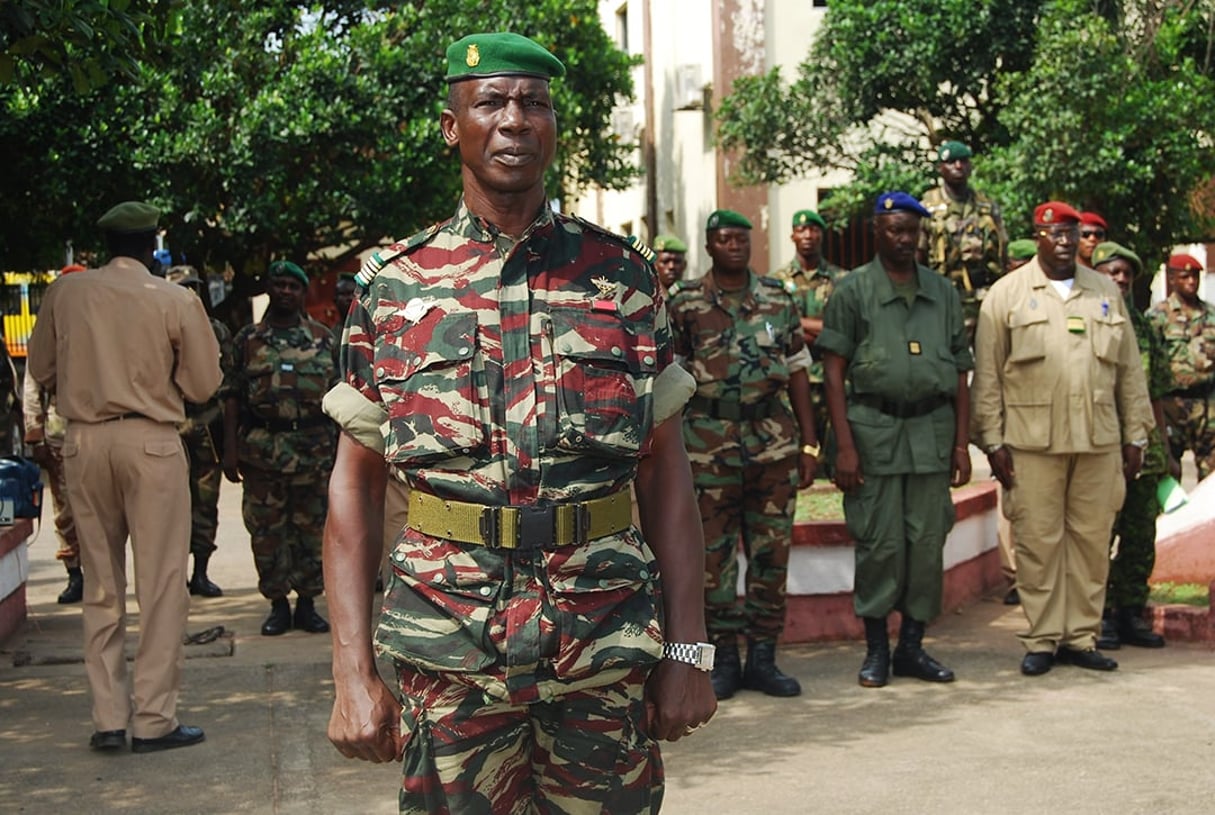 Aboubacar Sidiki Camara, alias Idi Amin, le 27 novembre 2010, à Conakry. © Toure Babacar/PANAPRESS/MAXPPP