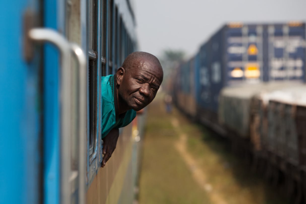 Le chemin de fer Matadi-Kinshasa, le 25 juin 2016. © Gwenn Dubourthoumieu pour Jeune Afrique