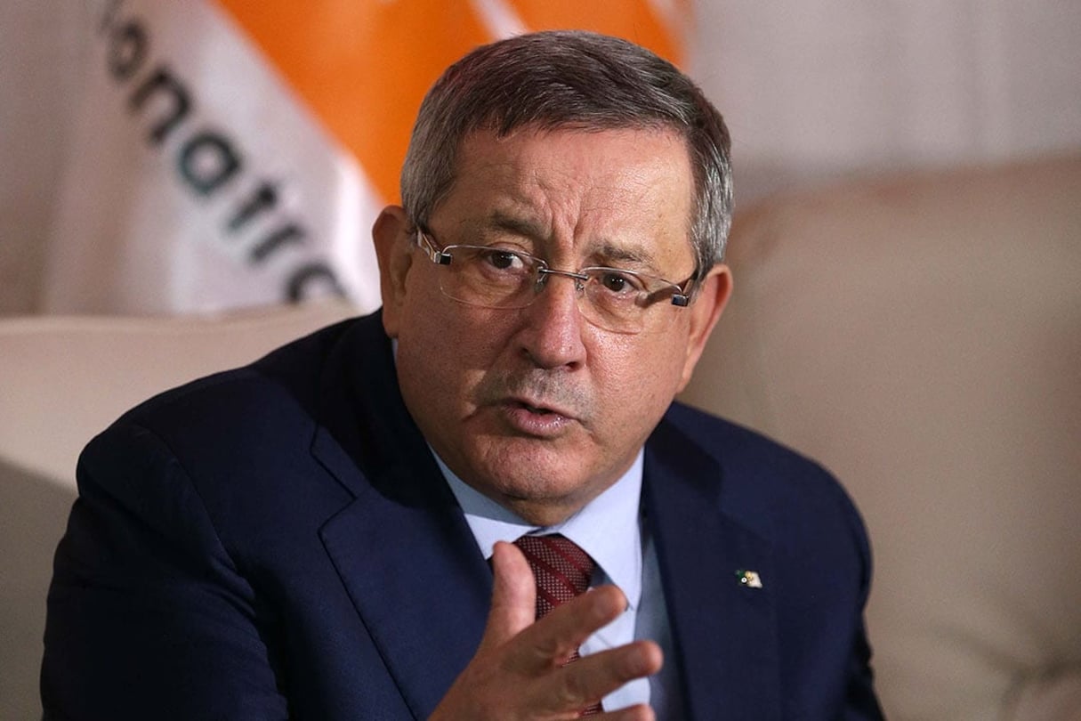 Abdelmoumen Ould Kaddour , l’ancien patron de Sonatrach. © Billal Bensalem / NurPhoto / AFP