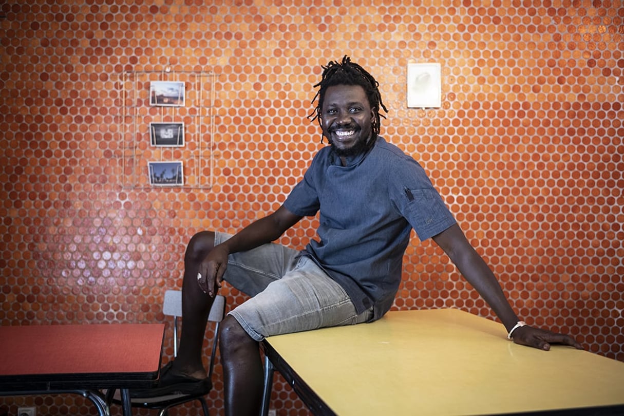 Le chef malien Gagny Sissoko, à Marseille. © Olivier Monge pour JA