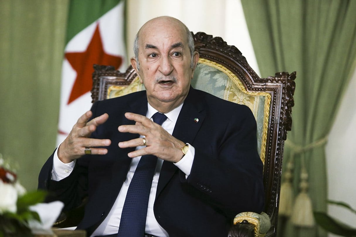 Le président algérien Abdelmadjid Tebboune a, au début d’octobre, ordonné la mise en place immédiate de plusieurs mesures à caractère social. © Farouk BATICHE/REA