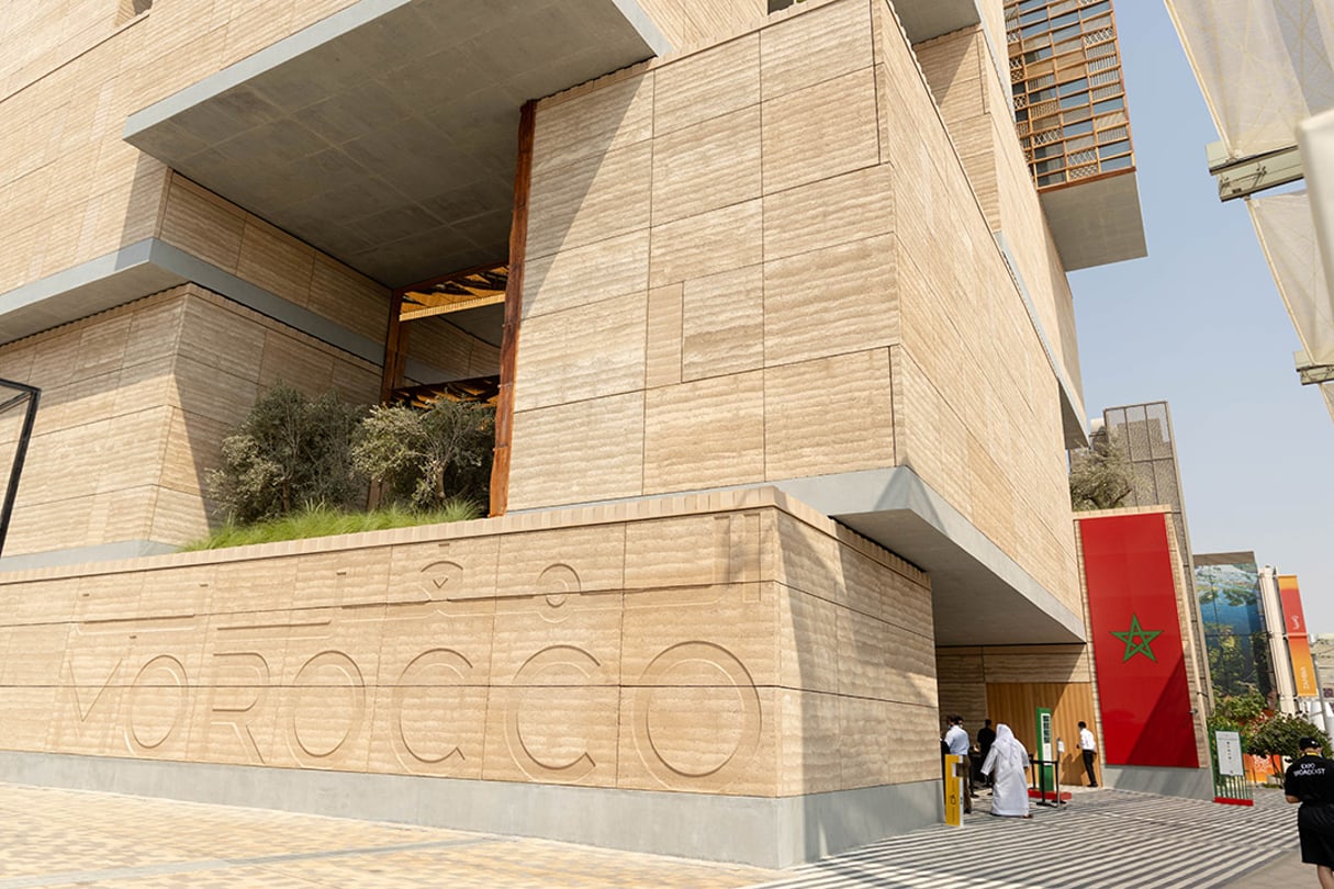 Le pavillon marocain à l’Expo 2020 Dubaï. © Abby McPherson