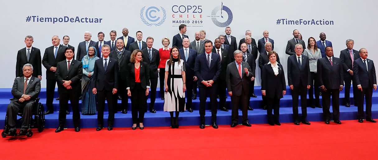 Lors de la conférence de la COP25 à Madrid, en Espagne, le 2 décembre 2019. © Susana Vera/REUTERS