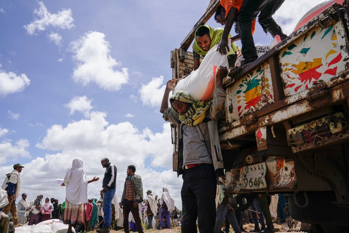 Le conflit qui se déroule dans le Tigré s’est étendu à la région voisine d’Amhara après que le TPLF a repris la majeure partie de son État aux forces gouvernementales en juin, puis a envahi l’Amhara et l’Afar en juillet 2021. © Jemal Countess/Getty Images via AFP