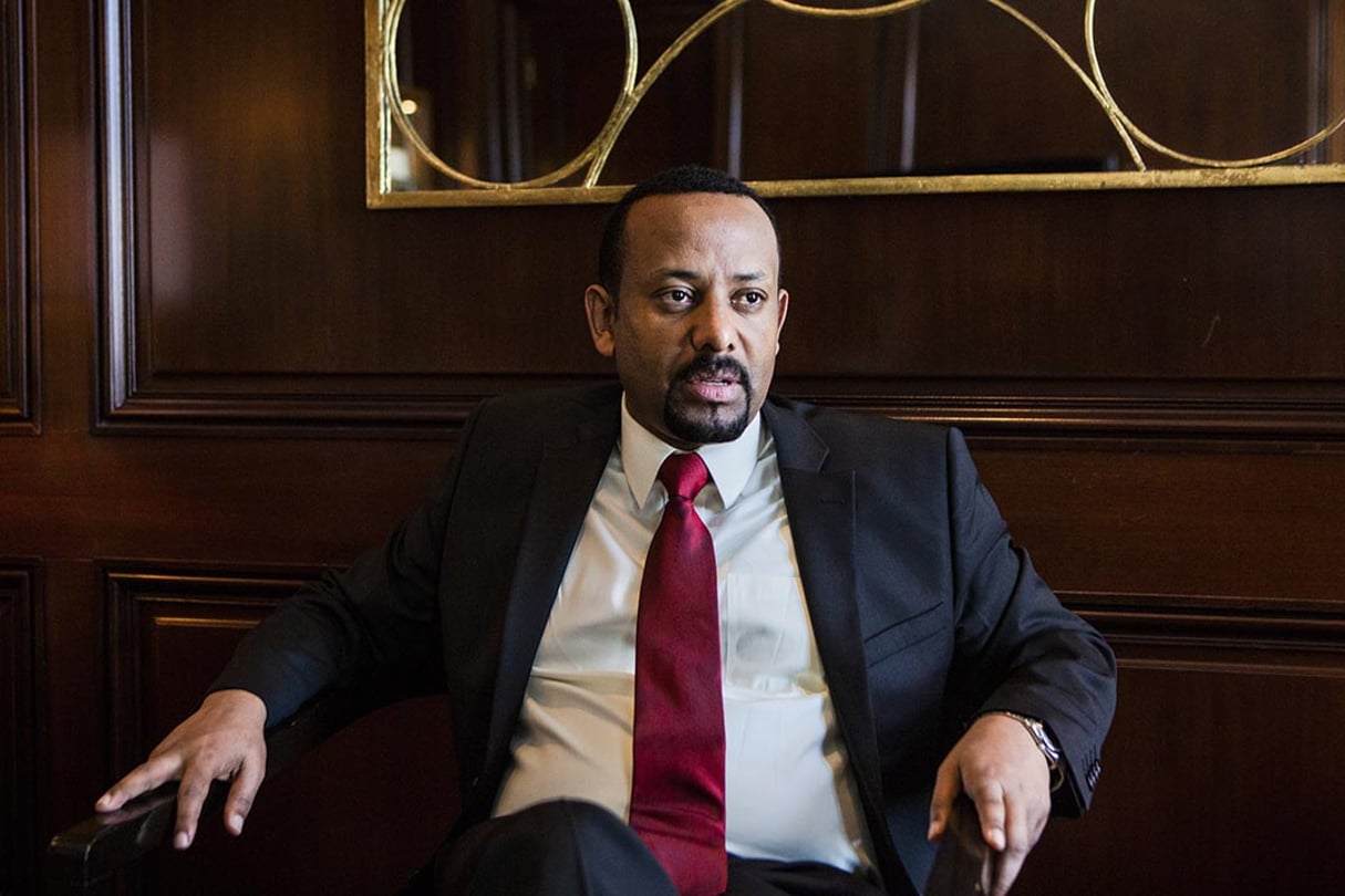 Le Premier ministre éthiopien Abiy Ahmed, en 2018. © ALEX WELSH/The New York Times-REDUX-REA