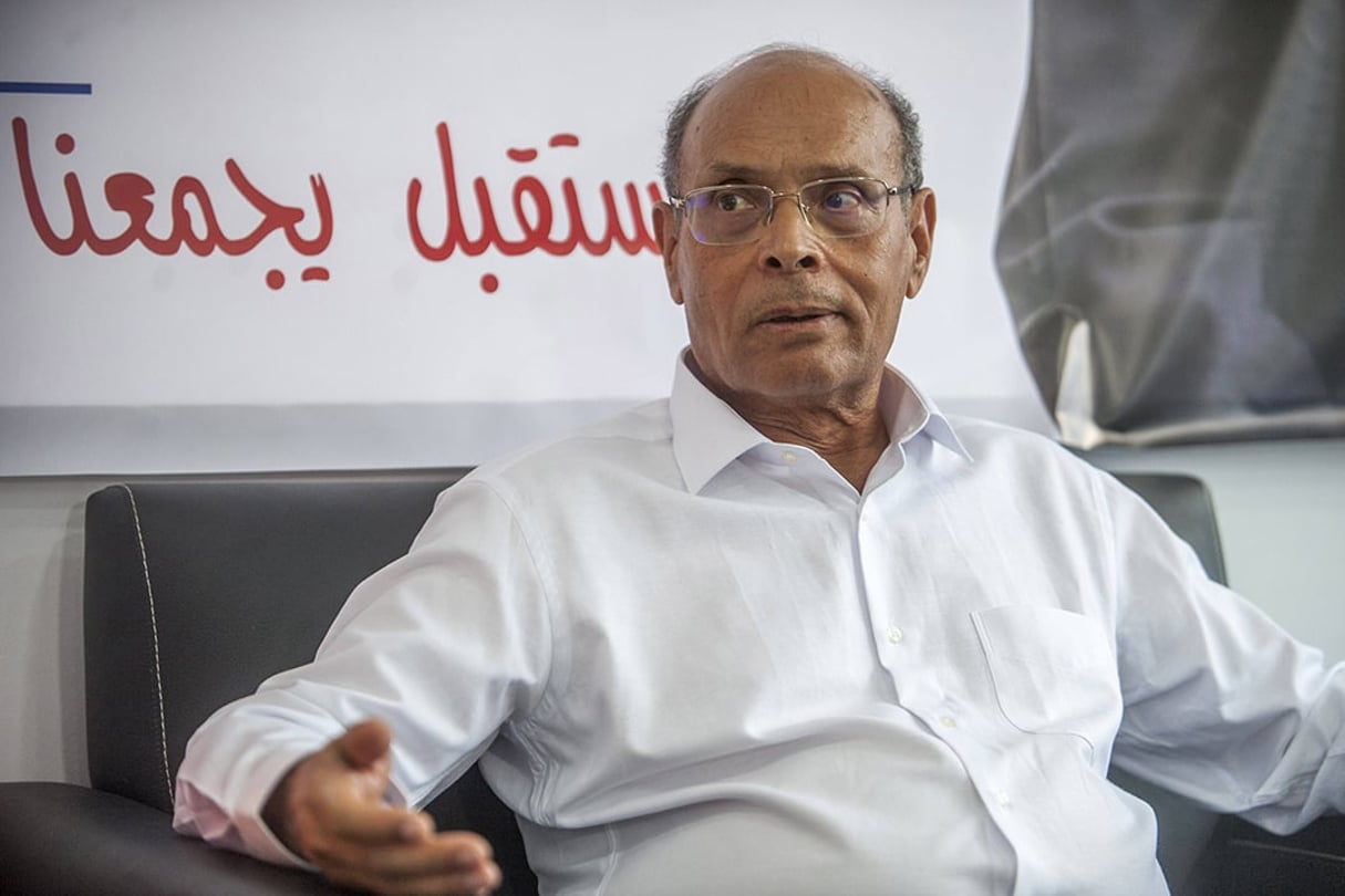 L’ancien président tunisien Moncef Marzouki, le 28 août 2019, à Tunis. © Hassene Dridi/AP/SIPA