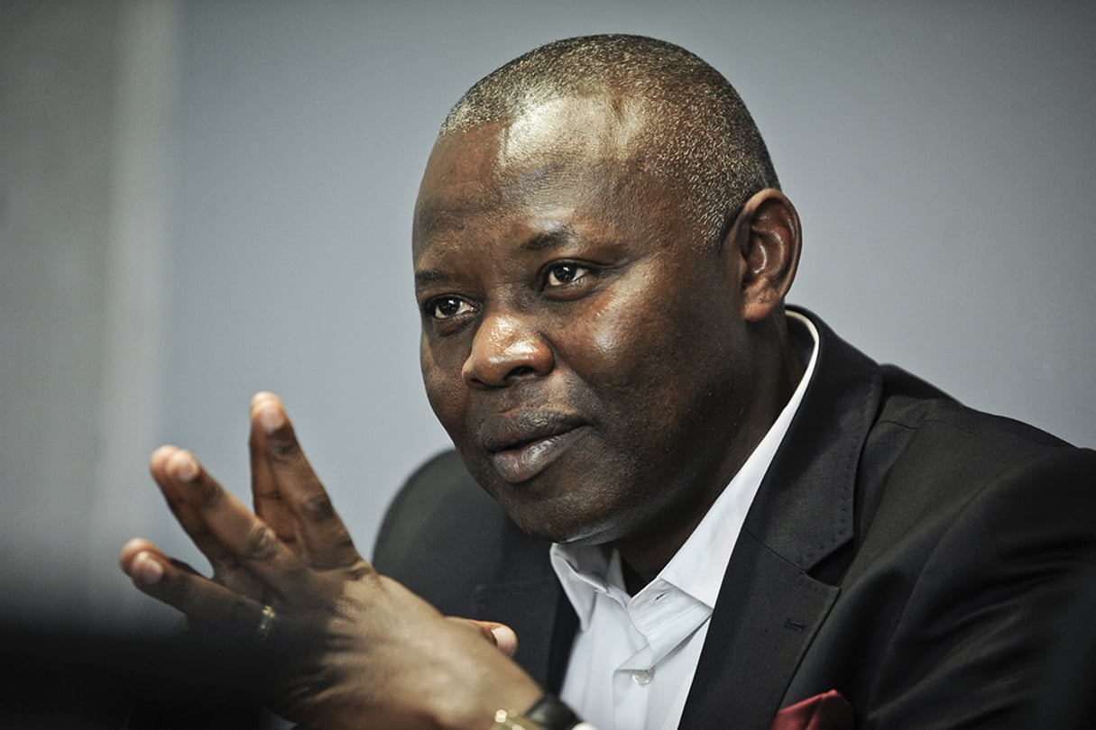 Vital Kamerhe, président de l’Union pour la nation congolaise (UNC), à Paris, en 2013. © Vincent Fournier/JA