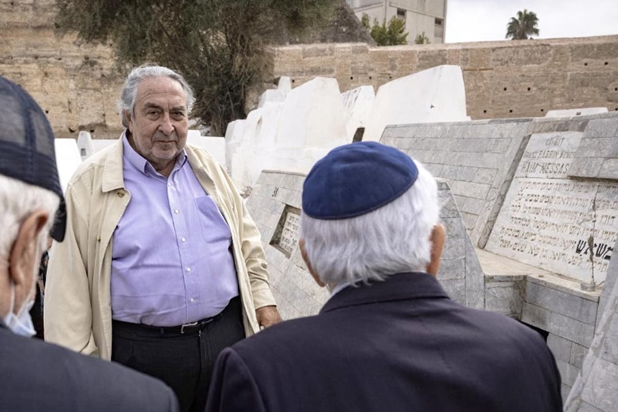 Serge Berdugo, président du Conseil de la communauté israélite de Casablanca et ex-ministre du Tourisme sous Hassan II © FADEL SENNA/AFP