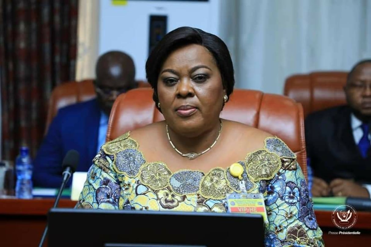 Rose Mutombo Kiese, ministre congolaise de la Justice. © Présidence RDC