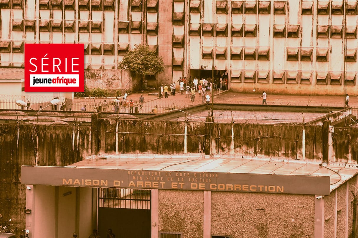 Une vue de la Maison d’arrêt et de correction d’Abidjan (Maca), en septembre 2018. © SIA KAMBOU/AFP