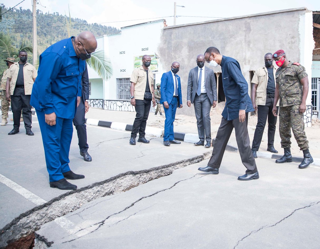 Visite de travail du président Tshisekedi de la RD Congo au Rwanda, à Rubavu, le 25 juin 2021 &copy; Paul Kagame/Flickr/Licence CC