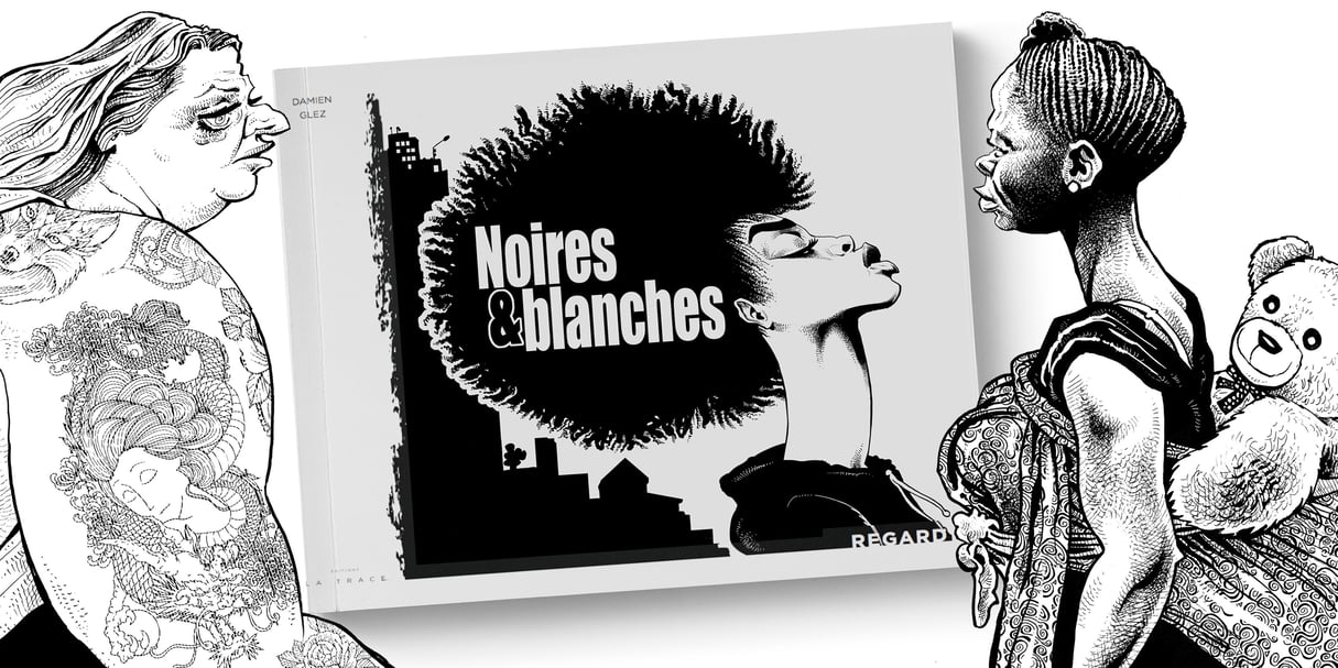 « Noires et Blanches», de Damien Glez, La trace, 82 pages, 24 euros © GLEZ