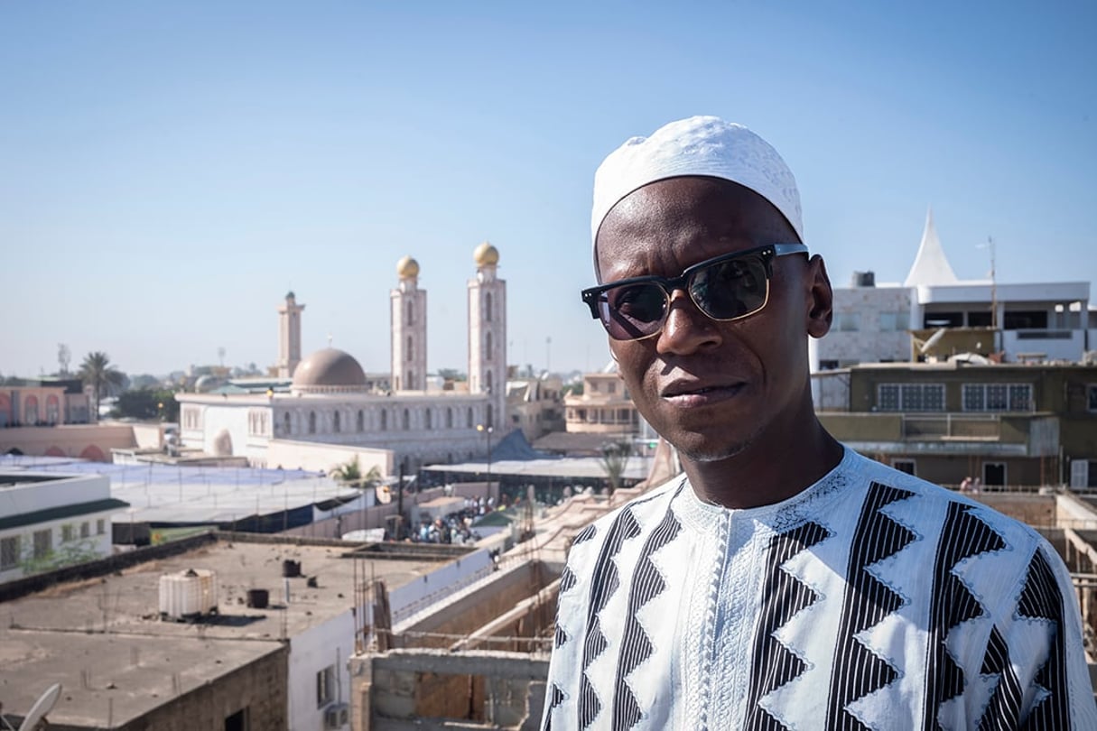 Cheikh Ahmed Tidiane Sy, fils du défunt khalife Abdoulaziz Sy Alamine et neveu de l’actuel khalife Serigne Babacar Sy Mansour © Sylvain Cherkaoui pour JA