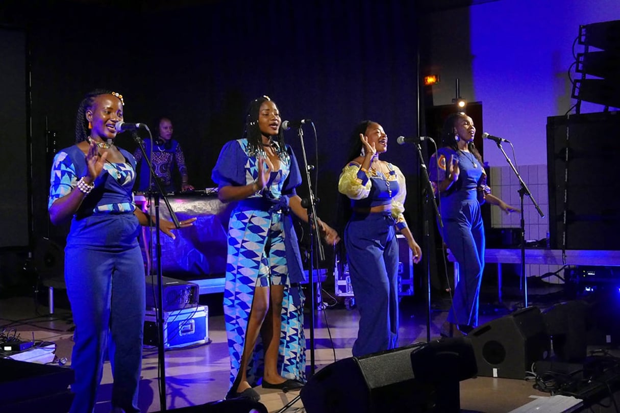 Le groupe Go de Bamako au festival Africolor, en région parisienne, le 3 décembre 2021 © Marie Kerdraon