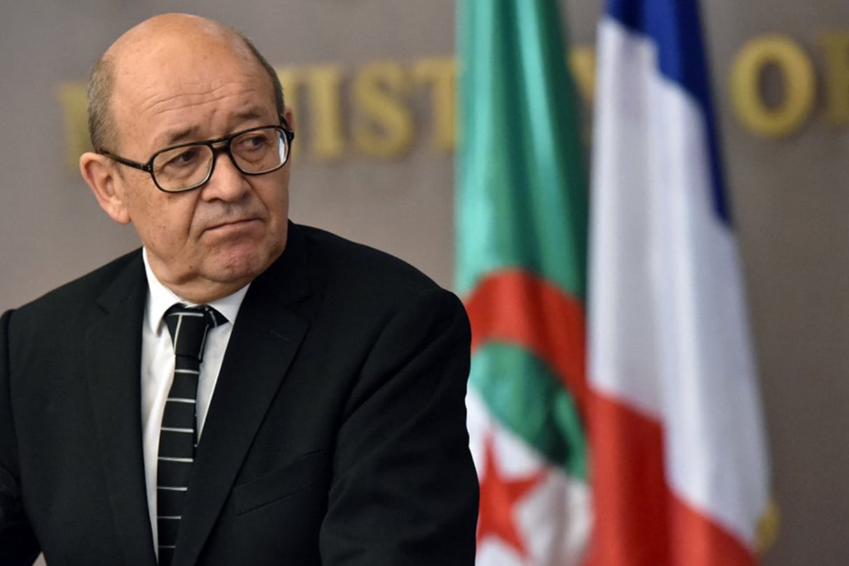 Le ministre français des Affaires étrangères Jean-Yves Le Drian. © RYAD KRAMDI/AFP