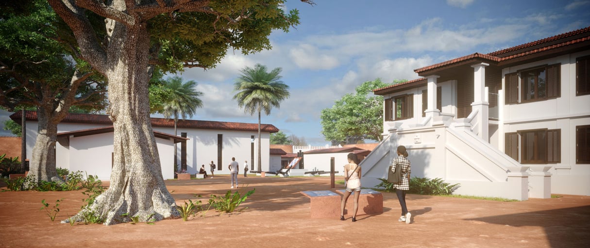 Le futur Musée international de la mémoire et de l’esclavage (Mime) sera érigé à Ouidah. © Agence Les Crayons