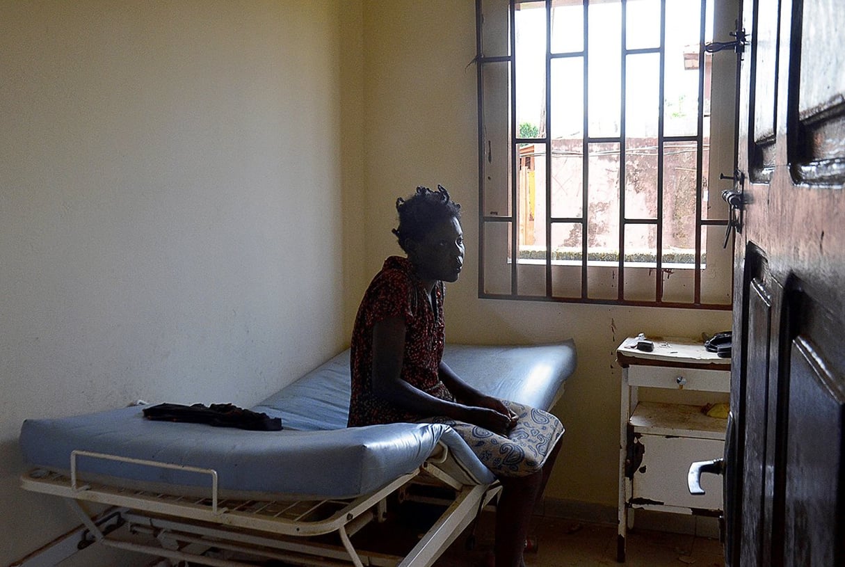 Un hôpital psychiatrique au Gabon. &copy; Celia Lebur/AFP