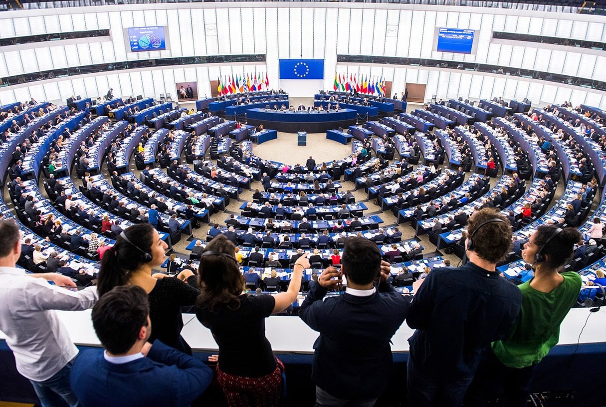 Le Parlement européen, à Strasbourg. &copy; Facebook Parlement Européen