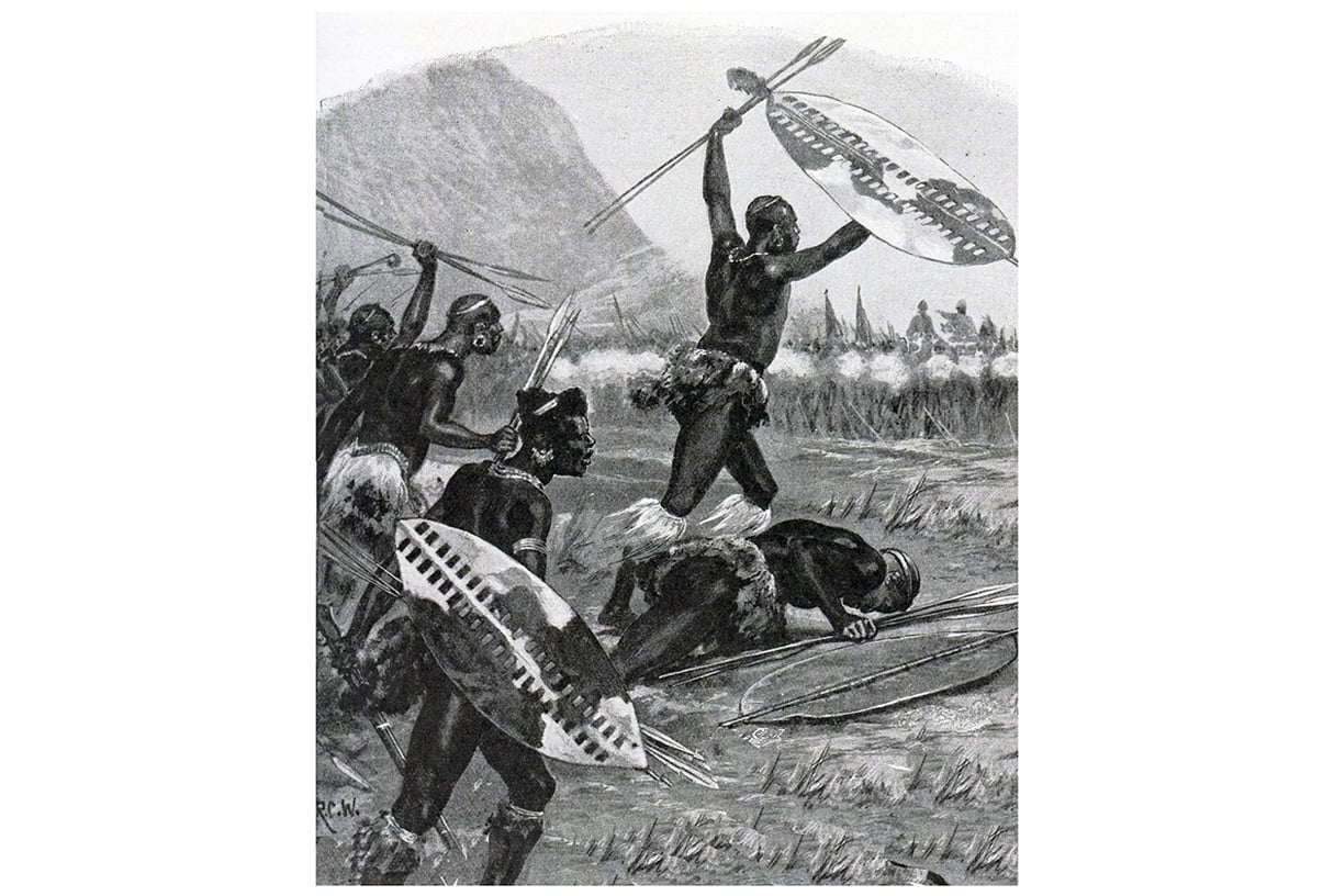 Modernisée par le roi Chaka kaSenzangakhona (1787-1828), l’armée zouloue (« Impi ») totalise alors environ 40 000 hommes. &copy; DR