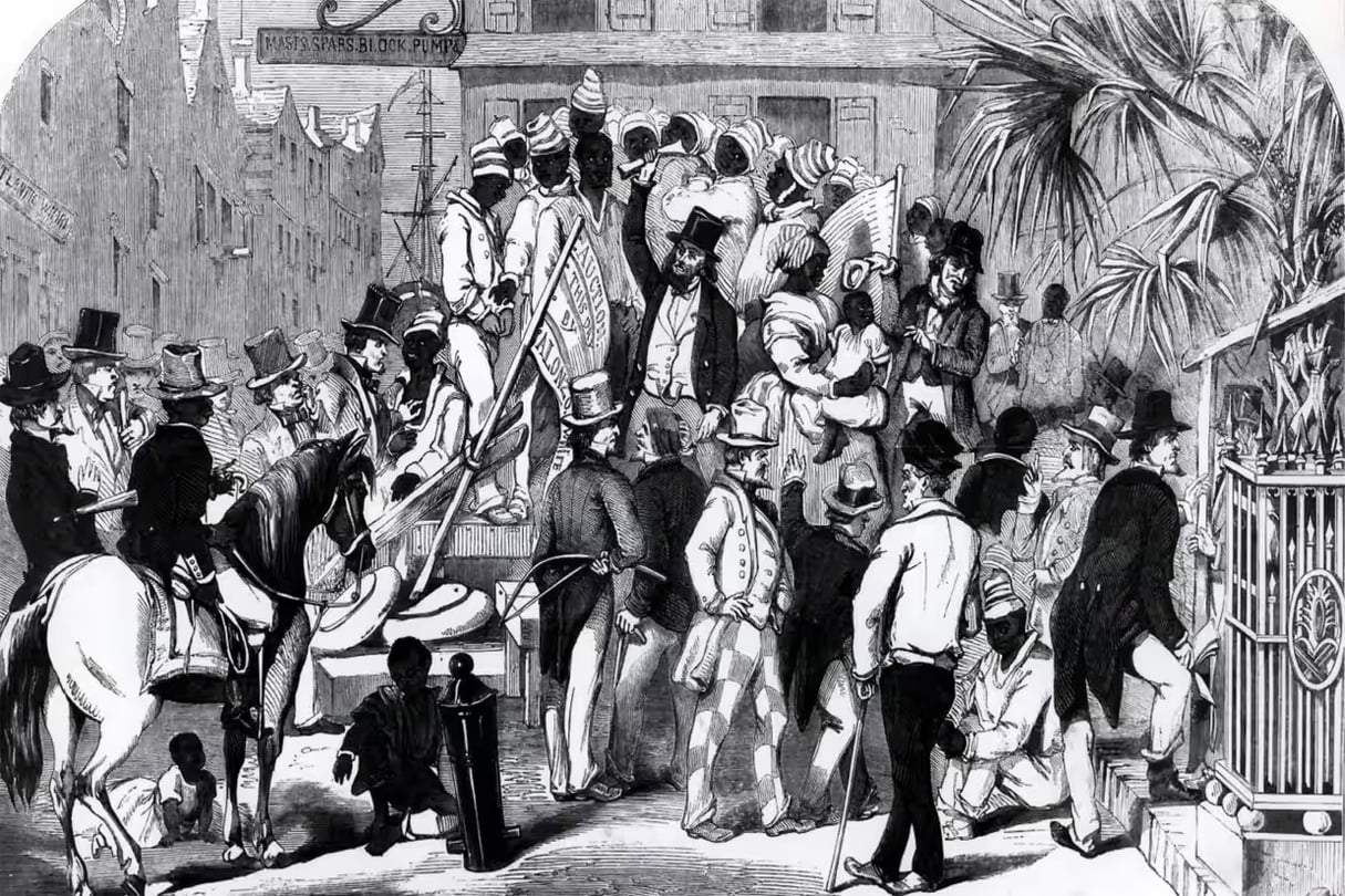 La rébellion de Stono a eu lieu le 9 septembre 1739 en Caroline du Sud. Il s'agit de la plus grande insurrection d'esclaves qui ait eu lieu dans l'Amérique coloniale. &copy; New York Public Library Digital Collections