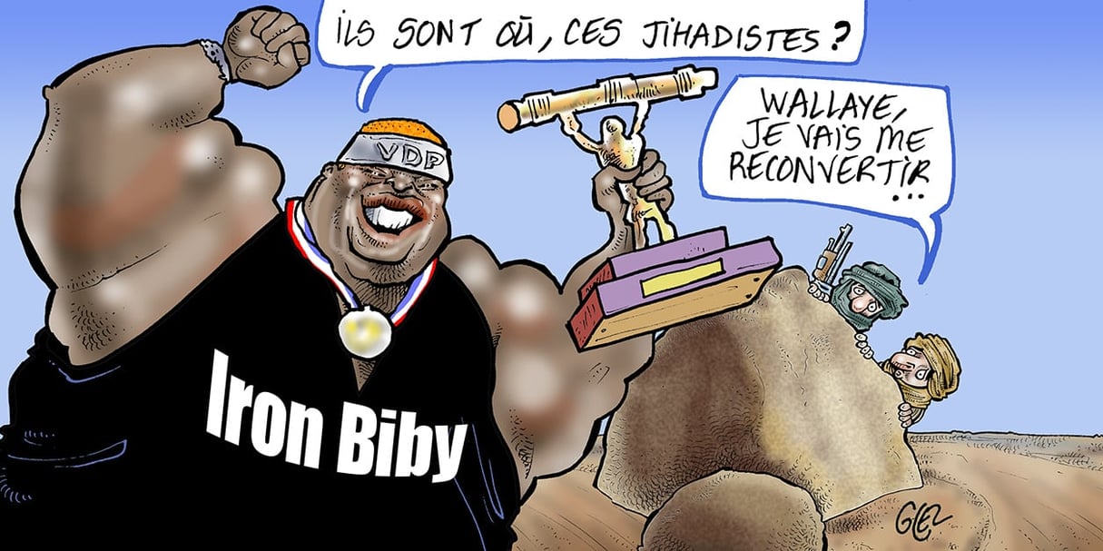 Iron_biby_fait_rever_IB_1256 © L’athlète burkinabè “Iron Biby” vient de conserver son titre mondial au World log lift challenge.