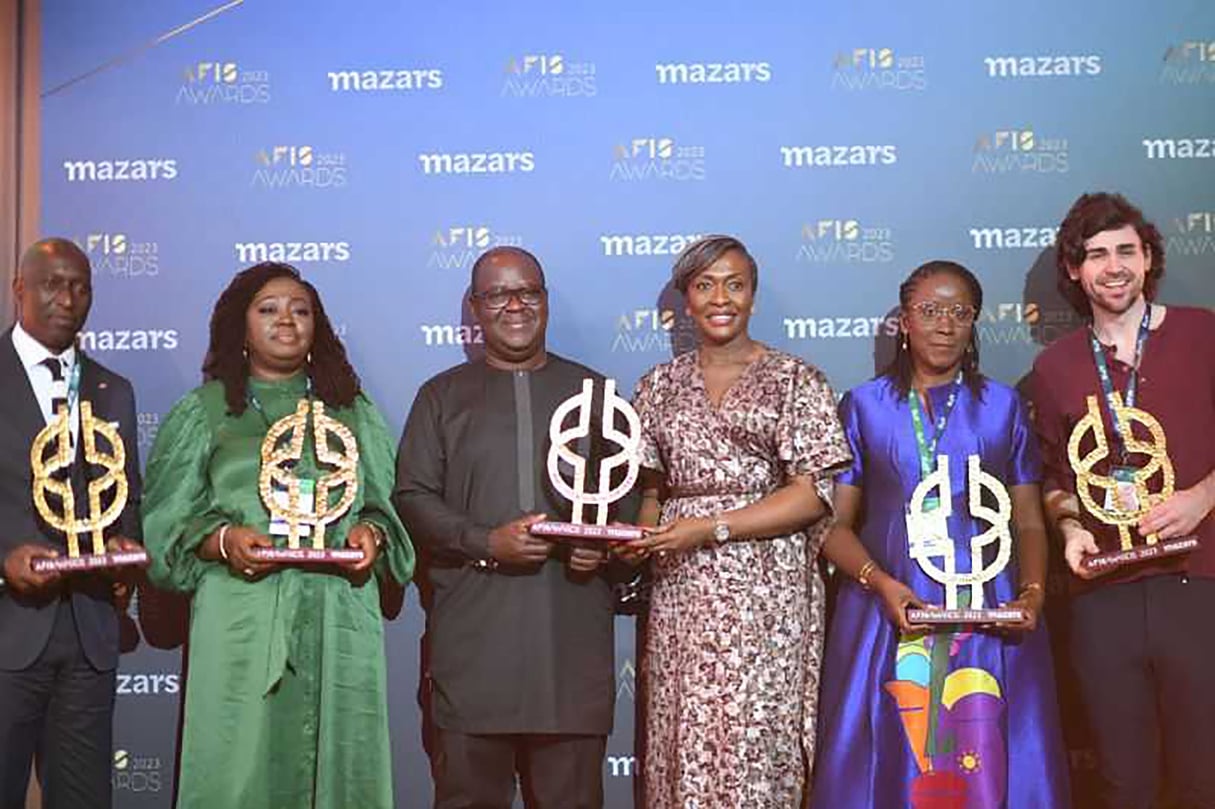 Les lauréats des AFIS Awards à Lomé, le 15 novembre 2023. © AFIS