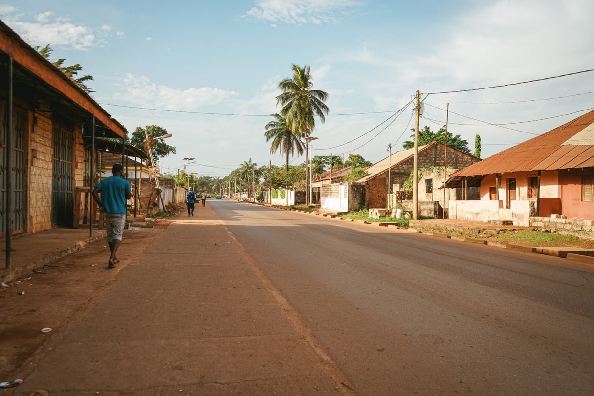 À Bissau, après une nuit de troubles dans la nuit du jeudi au vendredi 1er décembre 2023. © SAMBA BALDE / AFP