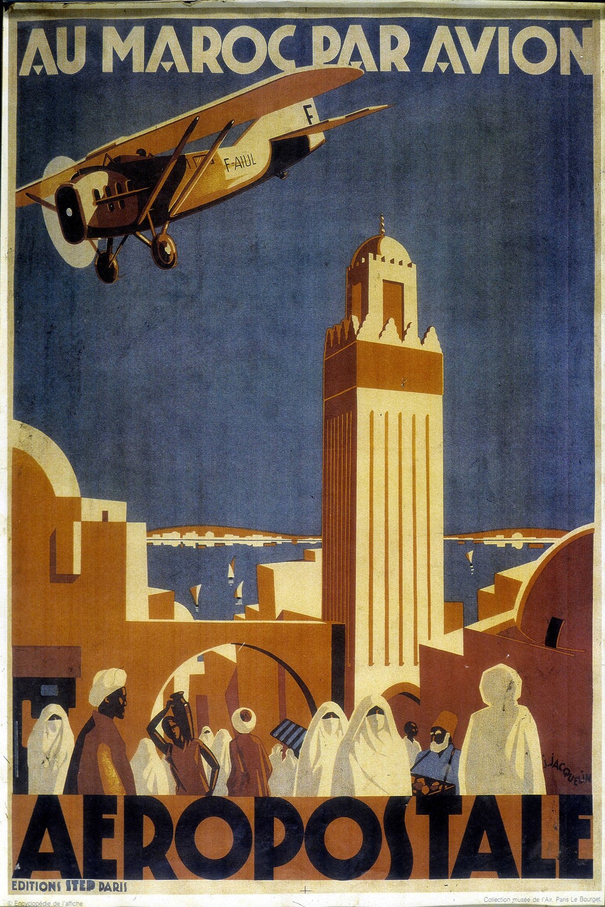 Publicité de l'Aéropostale en 1930. &copy; © Leonard de Selva/Bridgeman Images