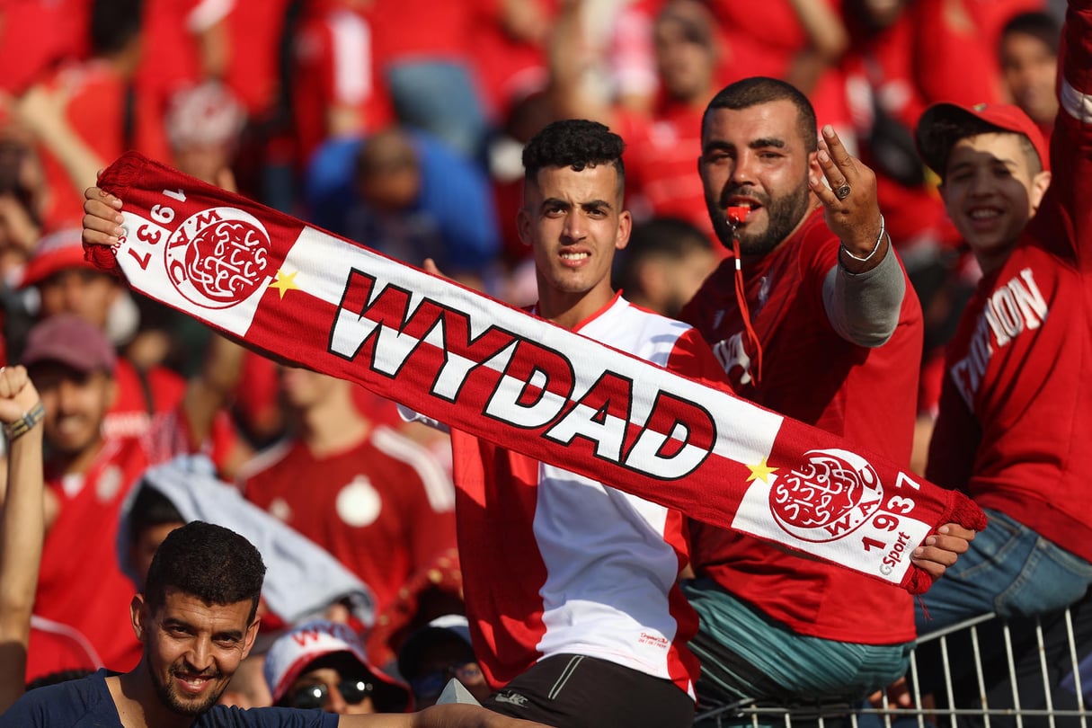 Le Wydad de Casablanca se retrouve aujourd’hui au cœur de l’enquête sur l’affaire du « Pablo Escobar du Sahara ». © Adam Haneen/Anadolu via AFP