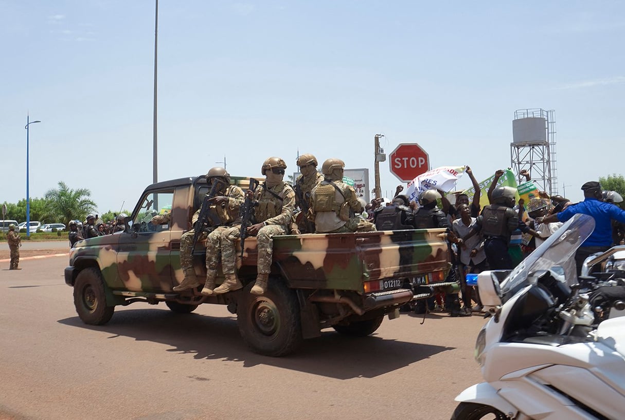 Les Formes armées maliennes ont été attaquées par des éléments jihadistes, dans l’ouest du pays, le 28 février. © Michele Cattani / AFP