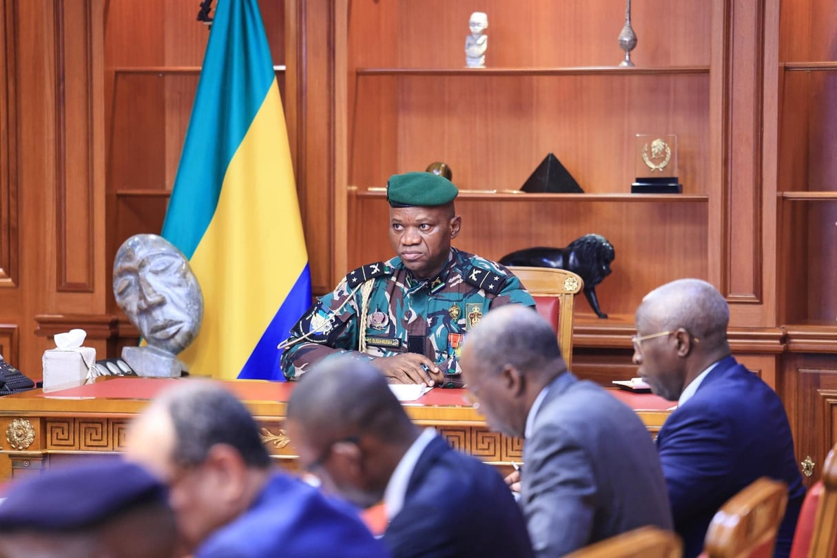 Le président de la transition gabonaise, le général Brice Clotaire Oligui Nguema. © Facebook