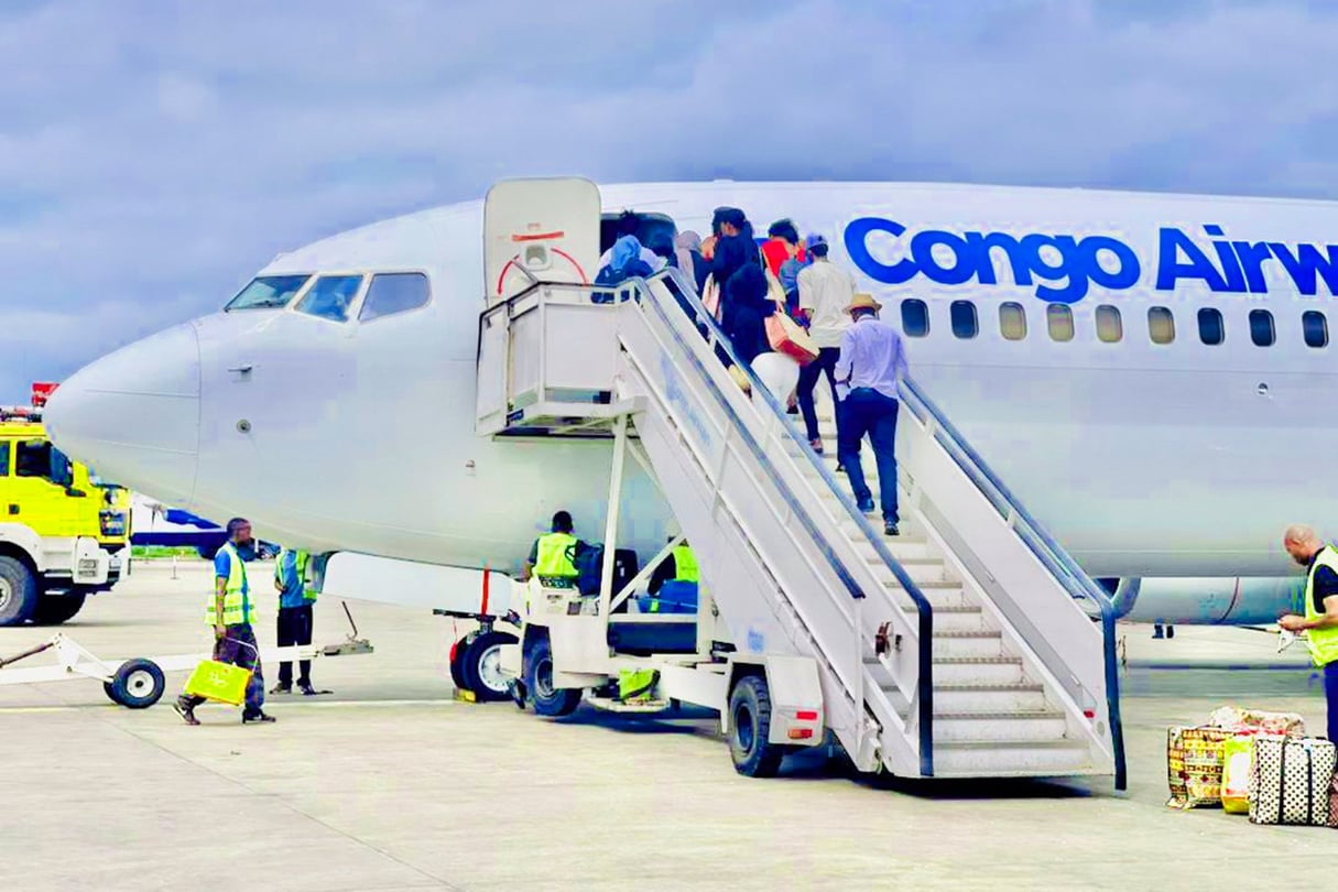 Congo Airways, RDC, fevrier 2024© X Congo Airways Congo Airways, RDC, fevrier 2024
© X Congo Airways