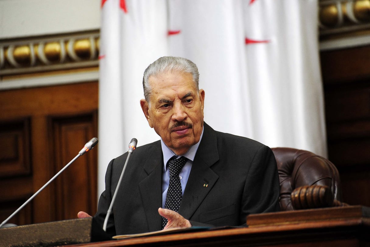 Salah Goudjil, lors de l’ouverture de la session parlementaire ordinaire 2023/2024, à Alger, le 4 septembre 2023. © APP / NurPhoto via AFP