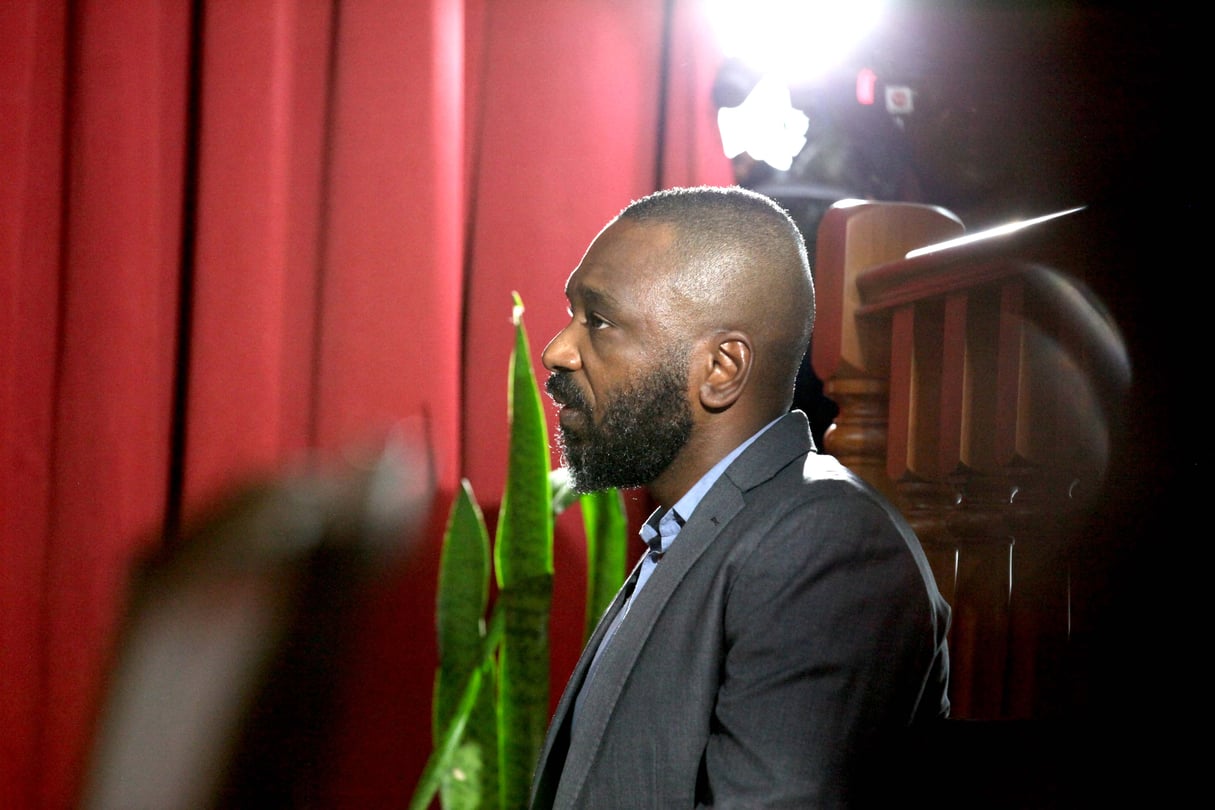 José Filomeno dos Santos, lors de son procès pour corruption, à Luanda, le 9 décembre 2019. © Joao da Fatima / AFP.
