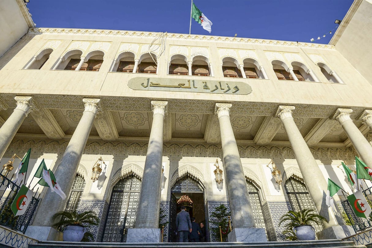Le ministère de la Justice à Alger.