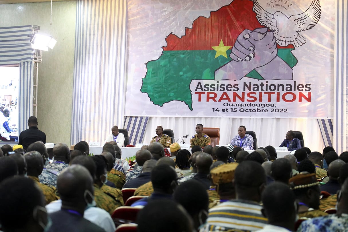 Les dernières Assises Nationales à Ouagadougou, le 14 octobre 2022. © Vincent Bado/Reuters