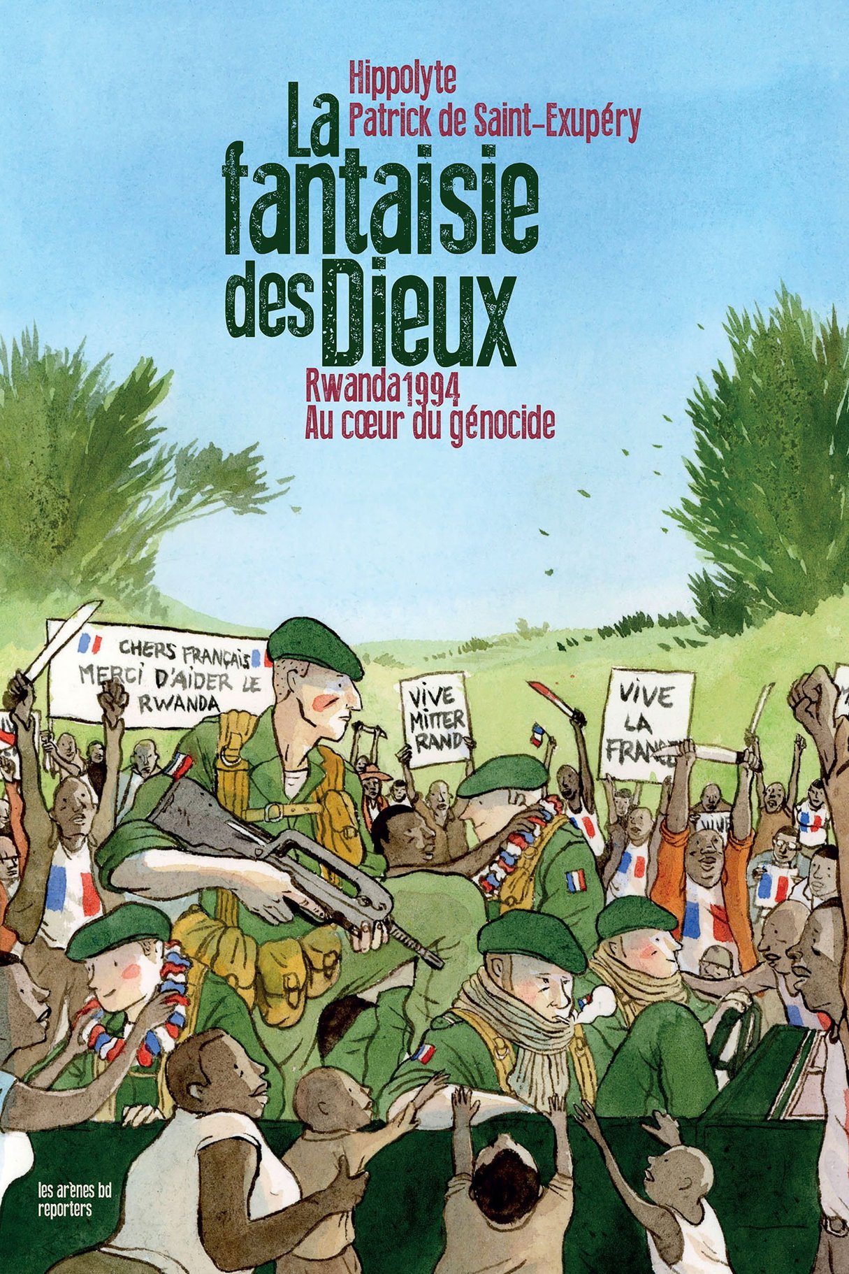 Le roman graphique "La fantaisie des Dieux", de Patrick de Saint-Exupéry et Hippolyte. &copy; Editions Les Arènes BD Reporters