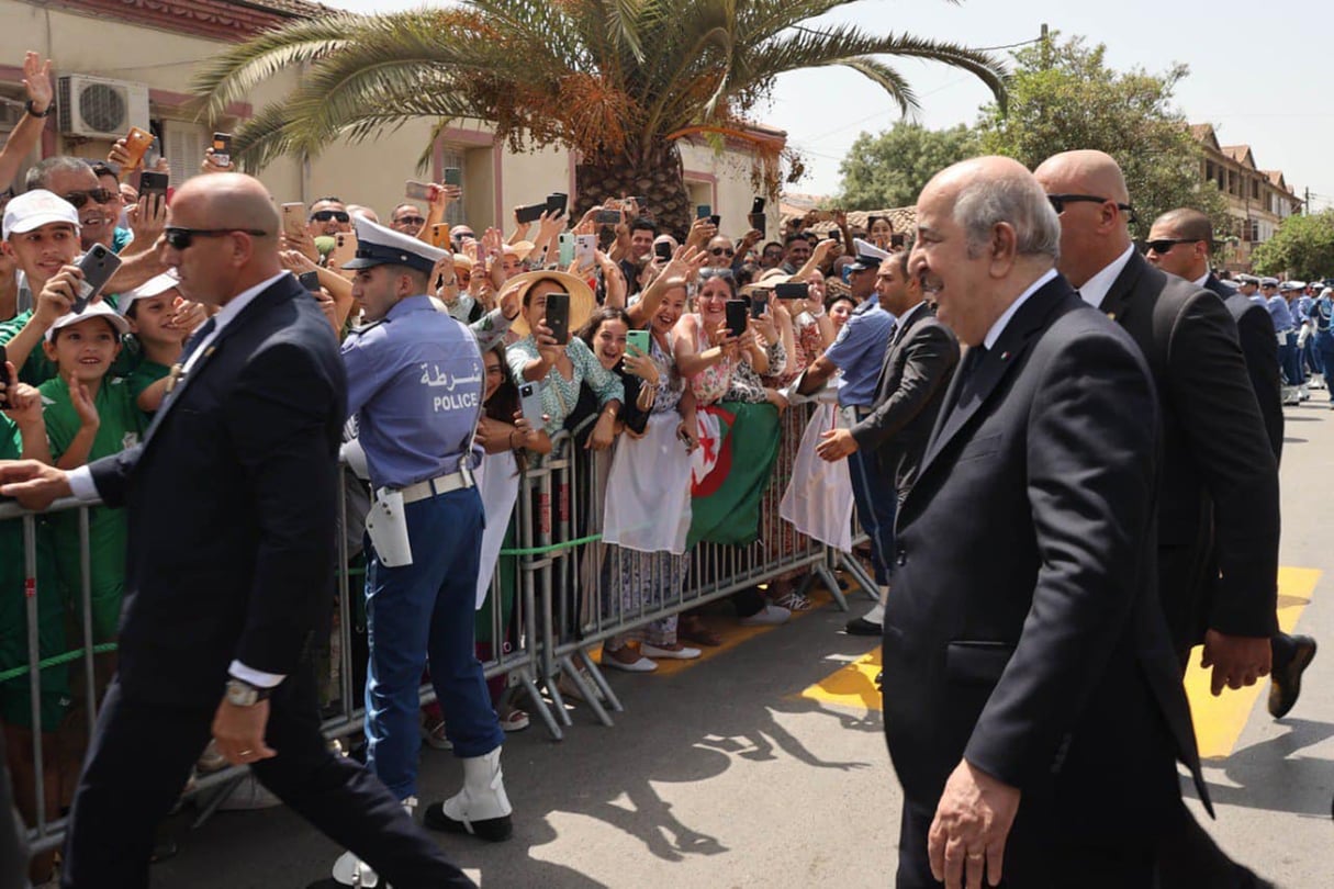 Abdelmajid Tebboune àTizi Ouzou, 10 juillet 2024. © Présidence de la République Algérienne