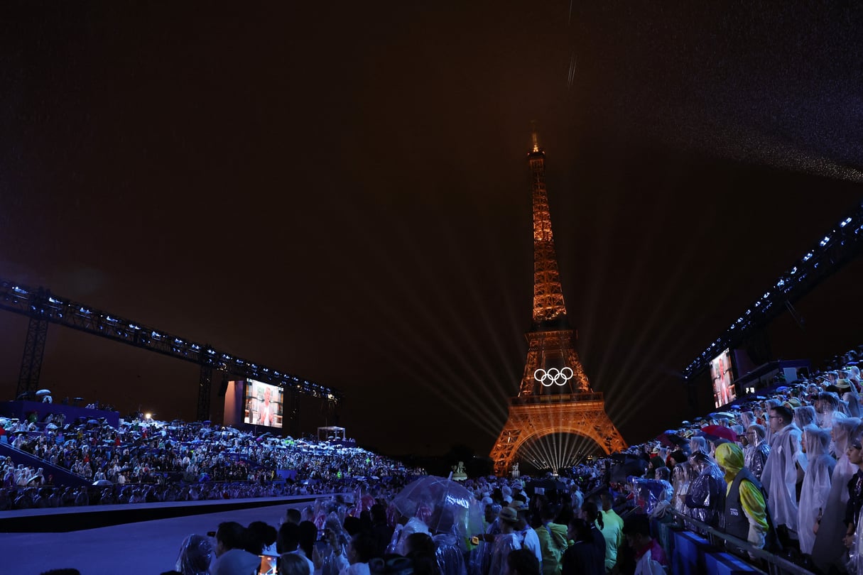 Cérémonie d’ouverture des Jeux olympiques de Paris, le 26 juillet © Photo by Cameron Spencer / GETTY IMAGES EUROPE / Getty Images via AFP