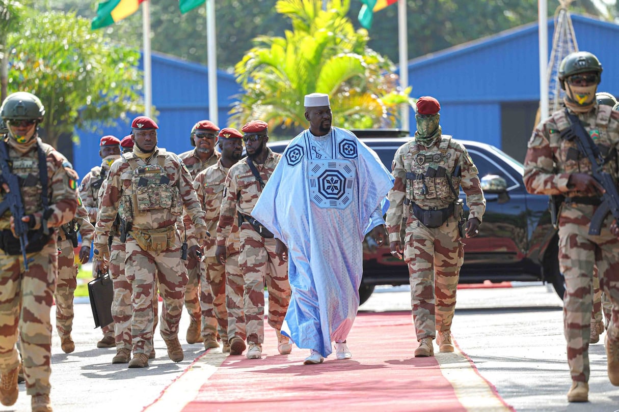 Mamadi Doumbouya à Conakry, le 9 mai 2024. © Présidence de Guinée