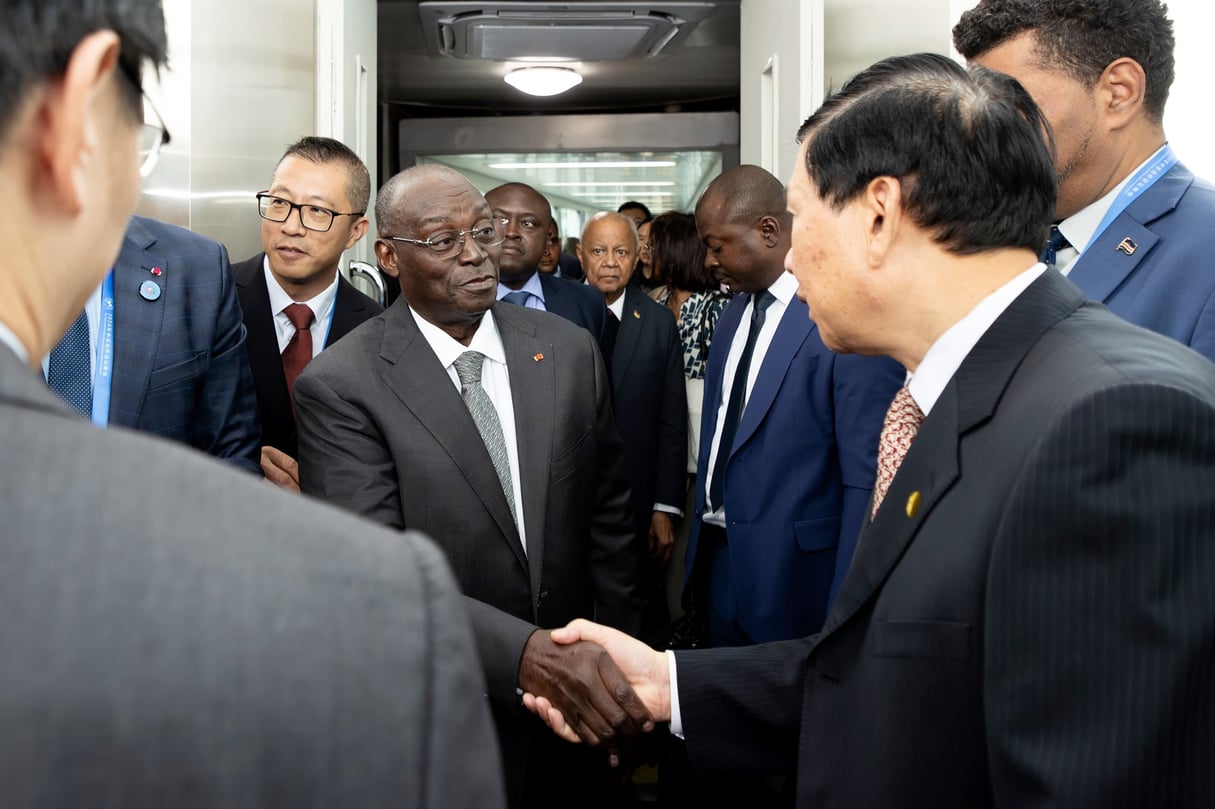 Le vice-président ivoirien Tiemoko Koné à Pékin durant le FOCAC 2024. © Tiemoko Meyliet Koné