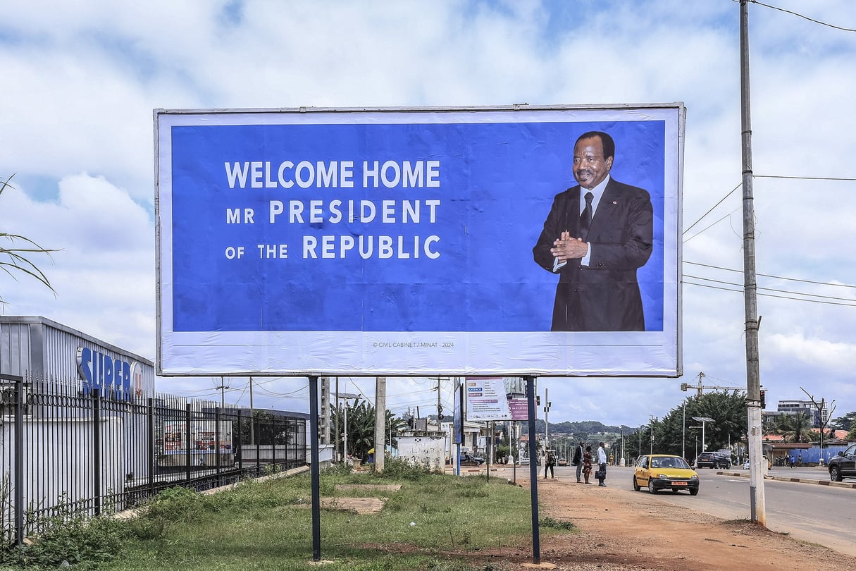 À Yaoundé, le 21 octobre. © AFP