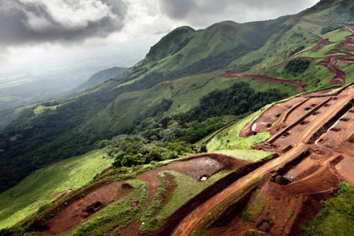 La mine de Simandou, en Guinée. © Rio Tinto