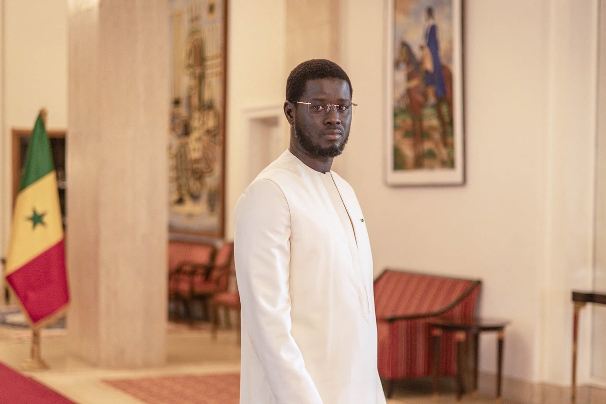 Le président du Sénégal, Bassirou Diomaye Faye à Dakar, en novembre 2024. © JOHN WESSELS/AFP