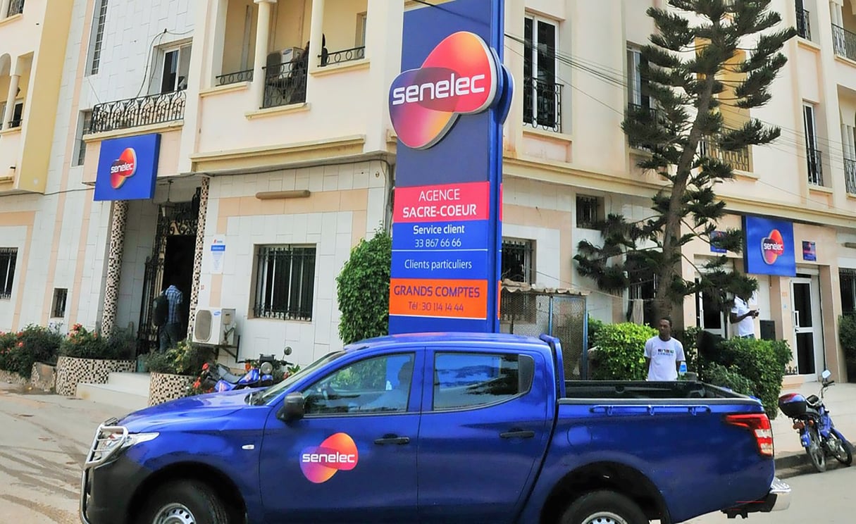 L’agence de la Société nationale d’électricité du Sénégal (Senelec), à Dakar. © DR