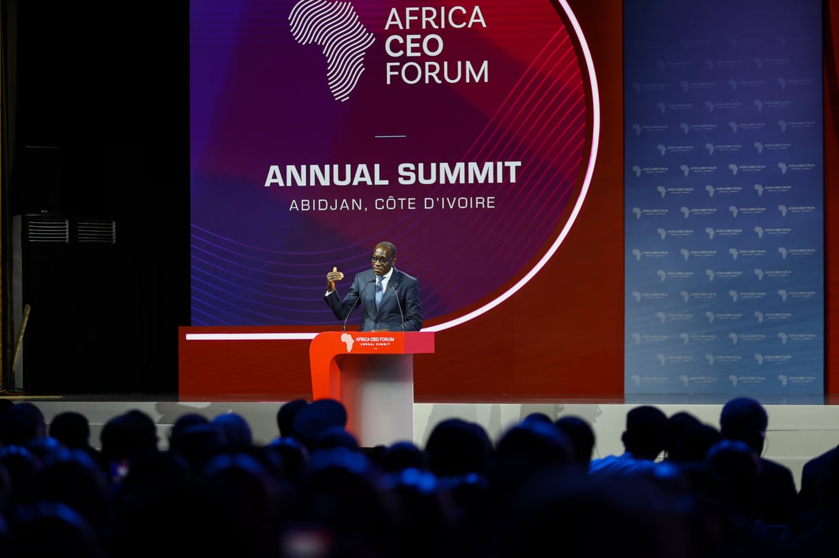 Lors de l’Africa CEO Forum, à Abidjan, le 12 mai. © ACF 2025