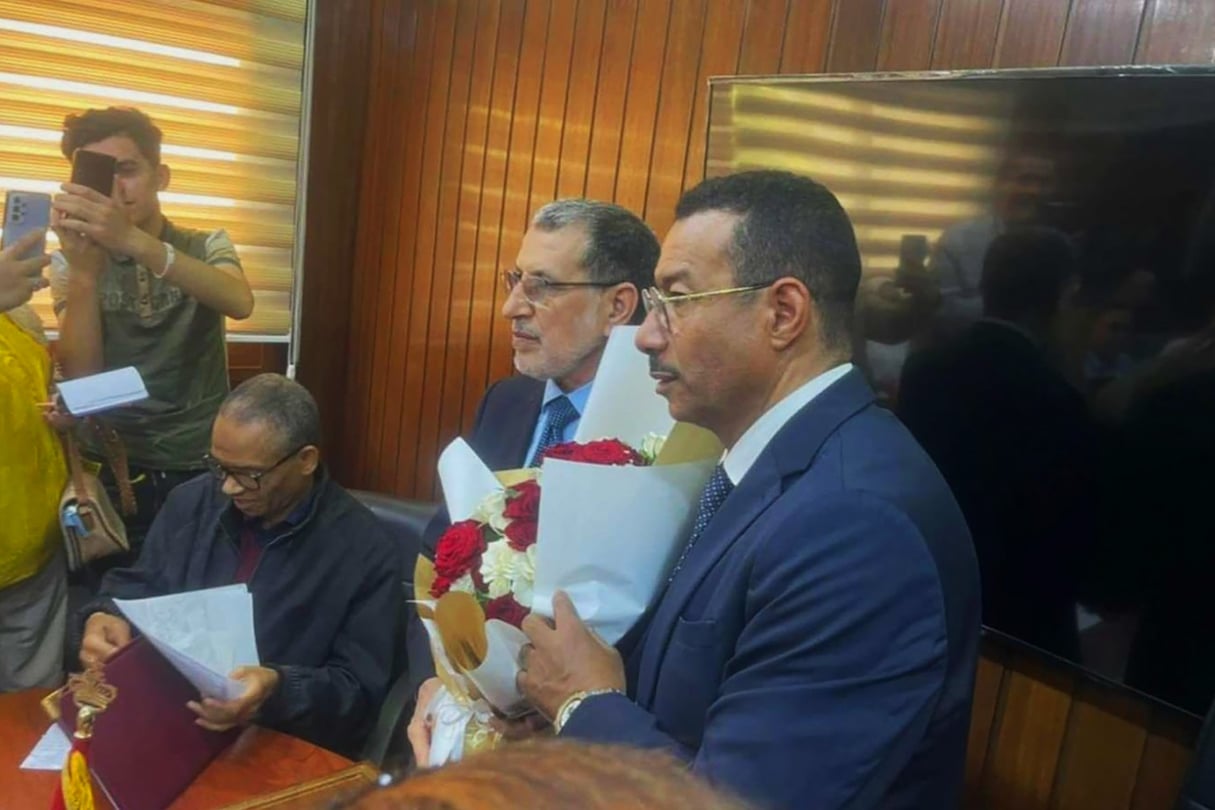 L’ancien Premier ministre marocain, Saâdeddine El Othmani, à la faculté des lettres et des sciences humaines de Tétouan, le 4 juin 2025. © DR